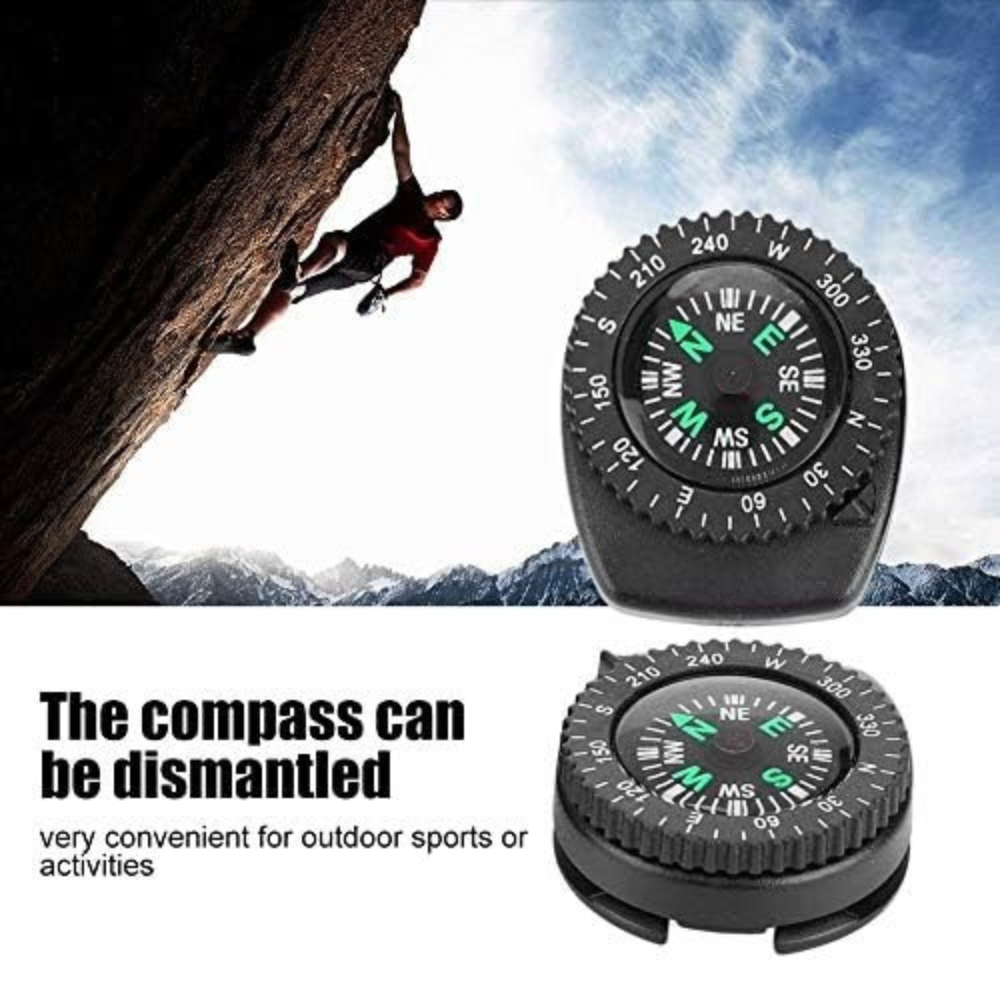 [SG SELLER] 2pcs Compass Watch String Compass Survival Camping ...