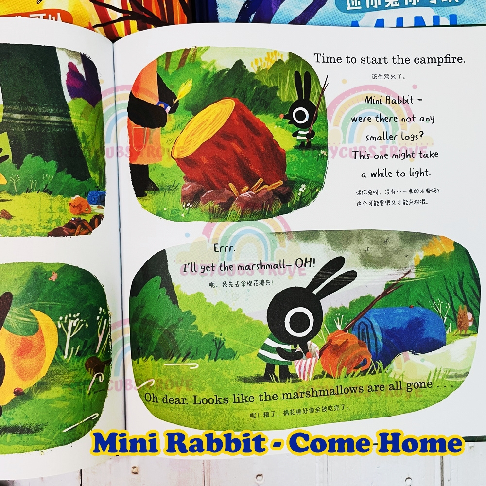 【SG】Mini Rabbit Bilingual Children Picture Books: Not Lost, Come Home ...