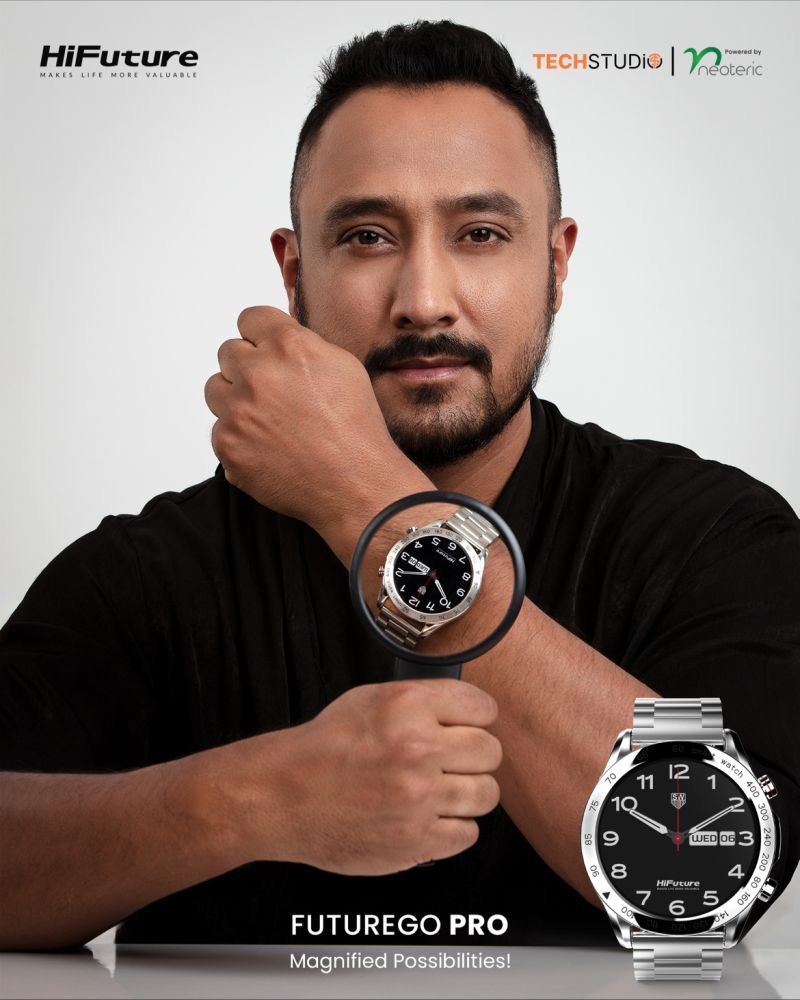 HiFuture FutureGo Pro Smart Watch Black 1.32