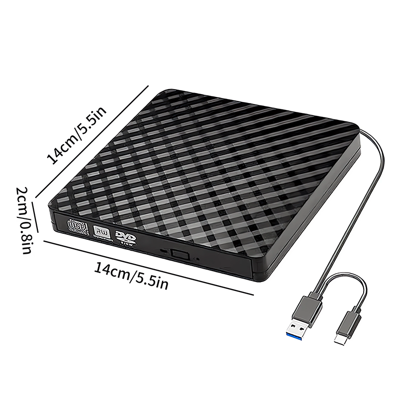 [SG Seller] Portable External CD DVD RW Drive Burner Writer Slim USB ...