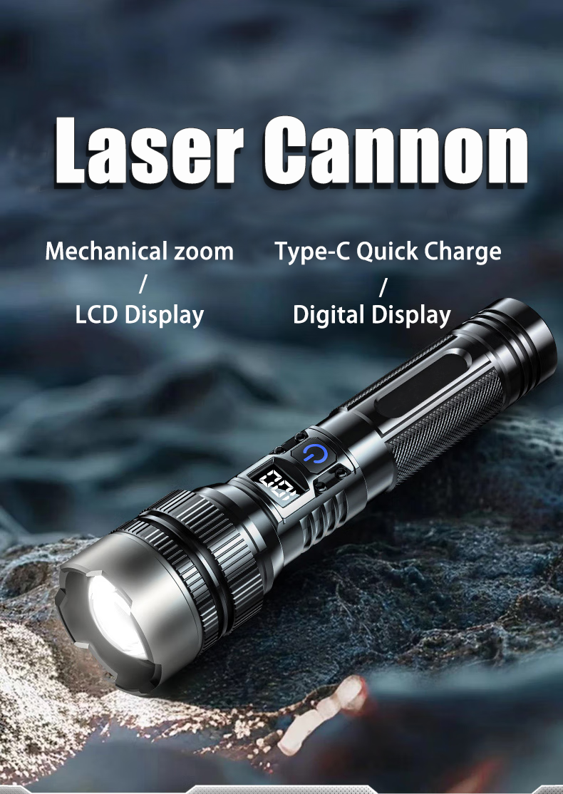 【128 hours of continuous use】LED Torchlight ultra bright Portable ...