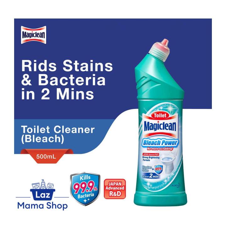 MAGICLEAN Toilet Bleach / Toilet Duo Power/ Bathroom / Kitchen / Glass ...