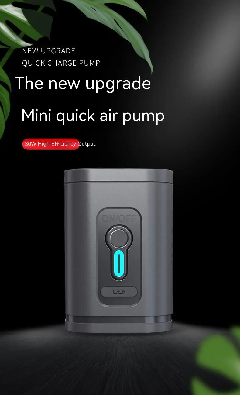 Electric Inflation Pump Rechargeable Automatic Mini Inflatable Balloon ...