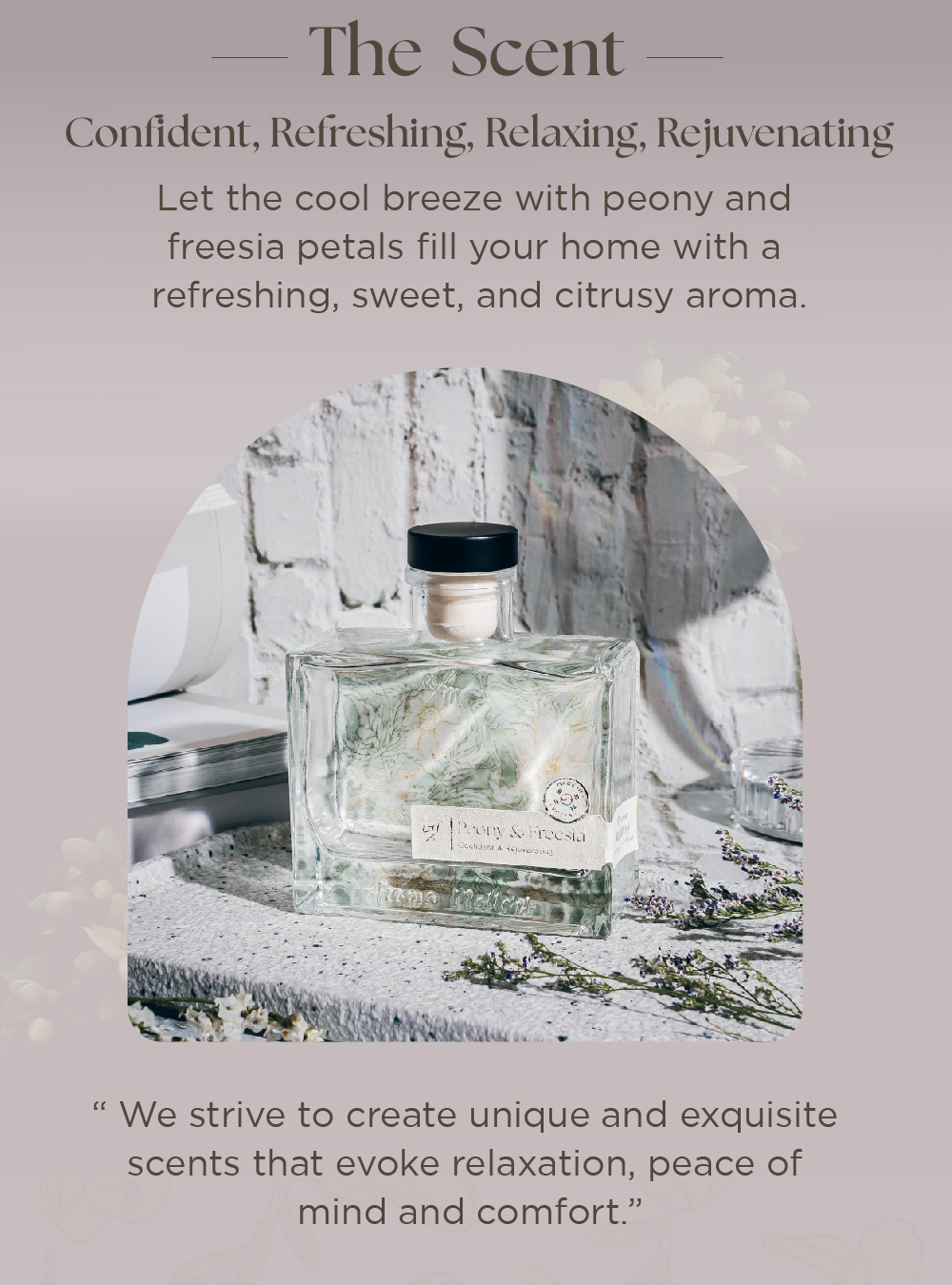 Aroma Matters Peony & Freesia Reed Diffuser Made In Korea 120ml and ...