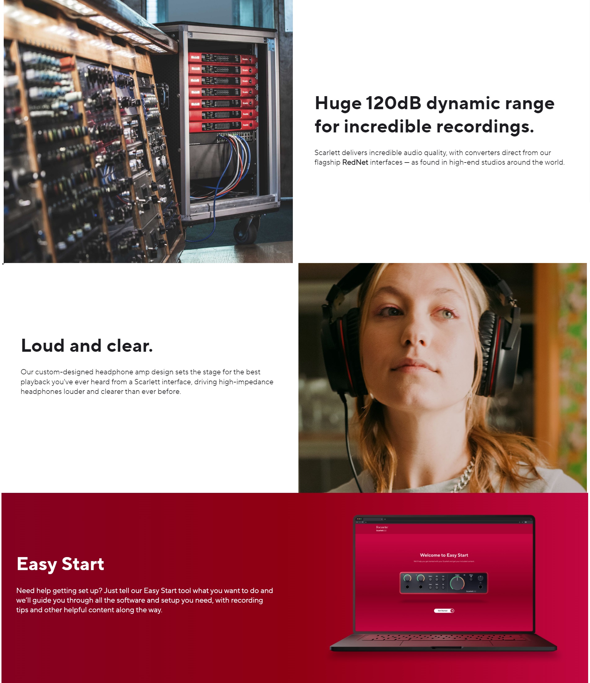 Focusrite Scarlett 2i2 Studio (4th Gen) USB Audio Interface Set with ...