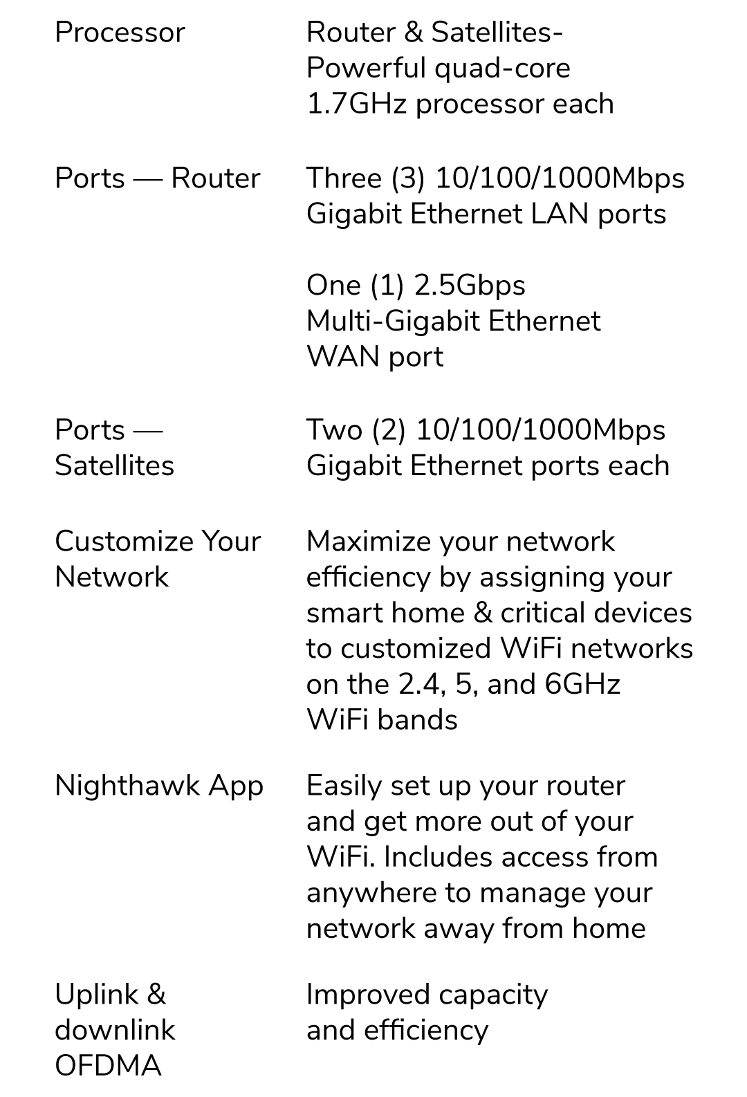 Nighthawk MK83 - Système Mesh tribande WiFi 6