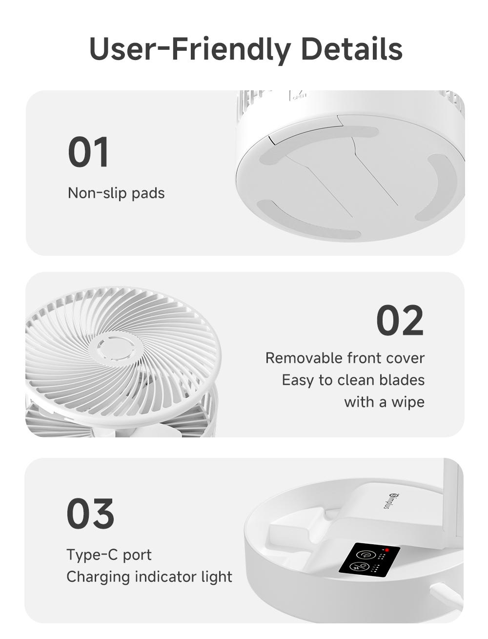 【New】Simplus Kit Table Fan丨Floor&Desktop Dual Use丨Foldable Portable丨 ...