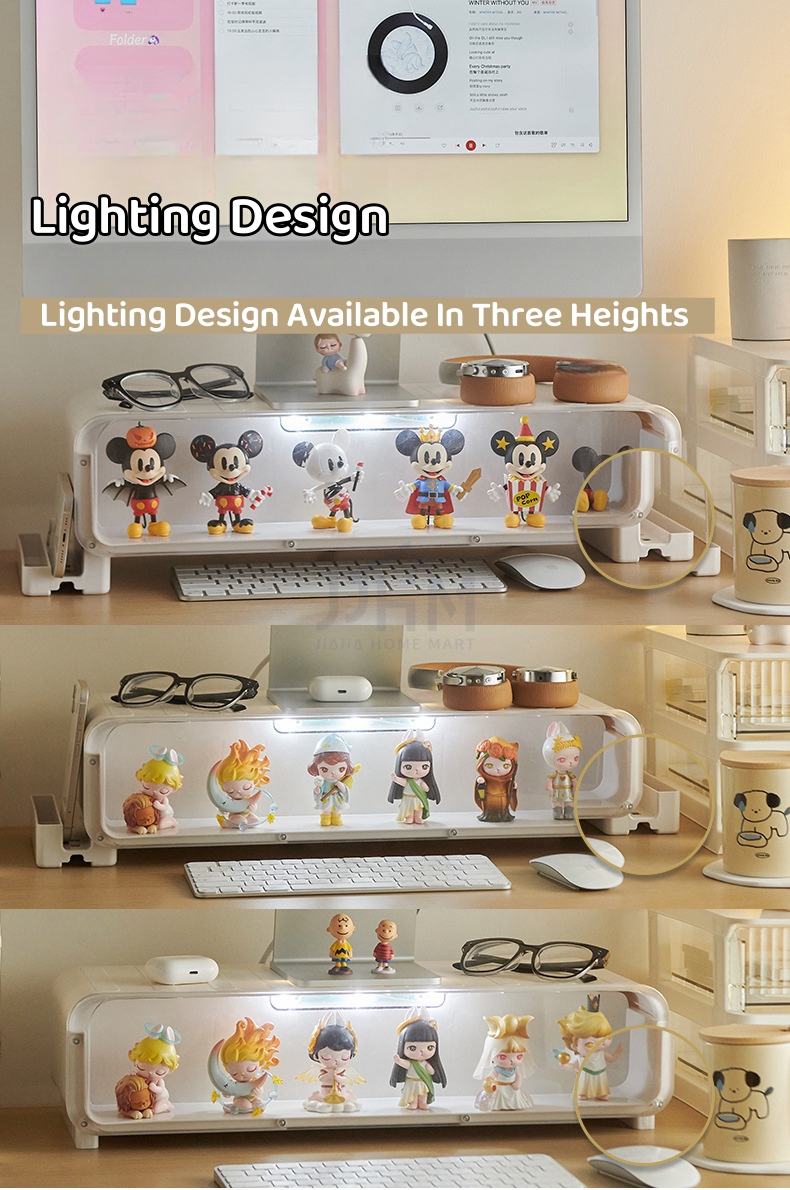 SG Toy Display Office Monitor Computer Elevated Rack Desktop Organize ...