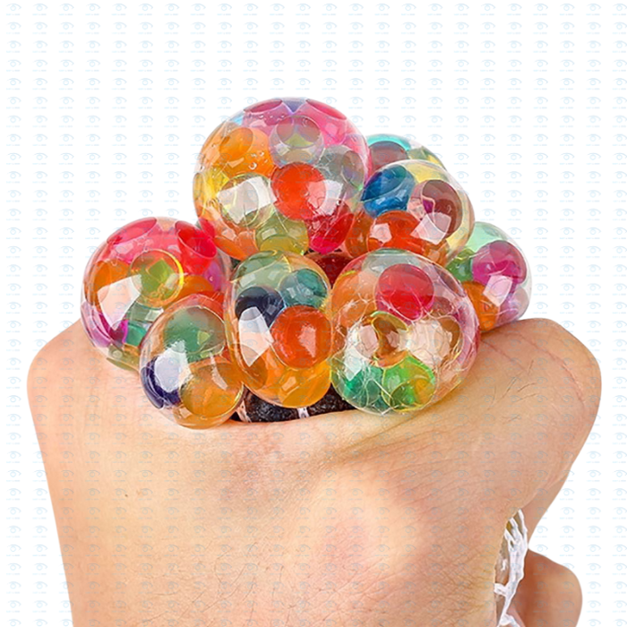 Grape Ball Squishy Mesh Stress Relief Toy | Anti-Stress Squeeze Ball ...