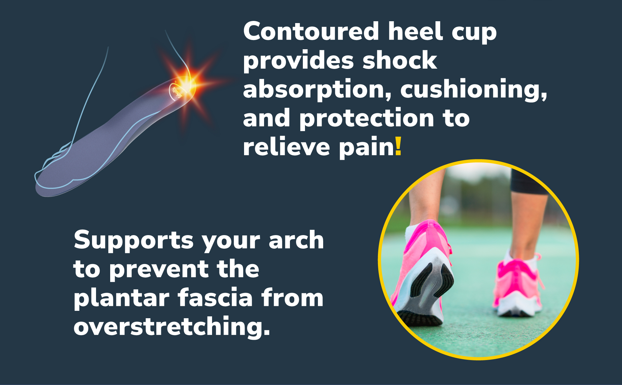 Dr.Scholl Plantar Fasciitis AllDay Pain Relief Orthotics Men Shopee