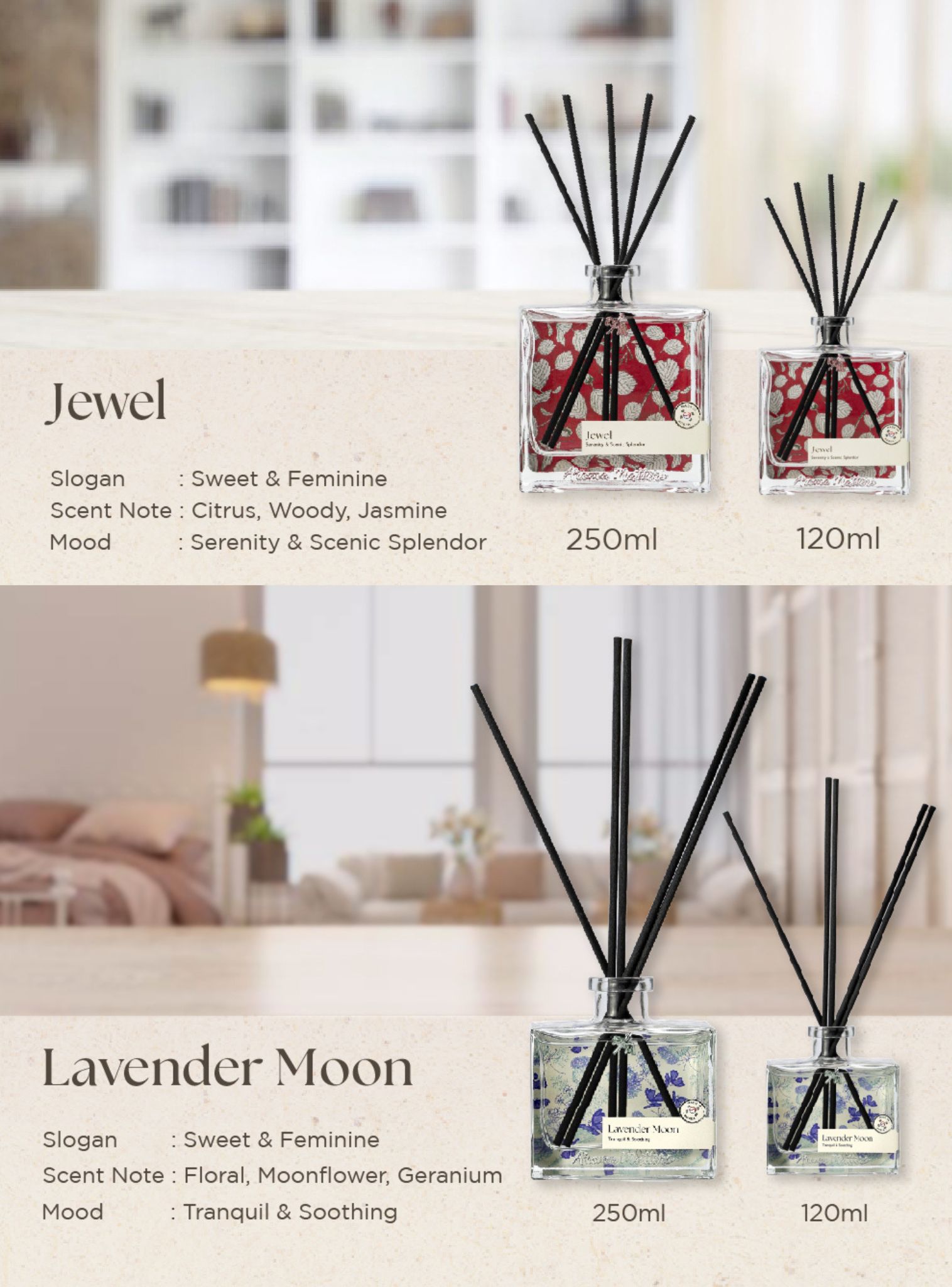 [SET OF 2] Aroma Matters New 120ML Reed Diffuser X2 Made In Korea ...