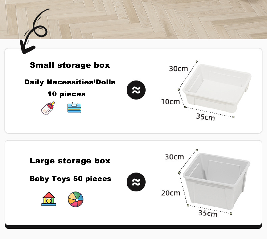 Salvo Children's Storage Rack Large Capacity Baby's Toy Storage Cabinet ...