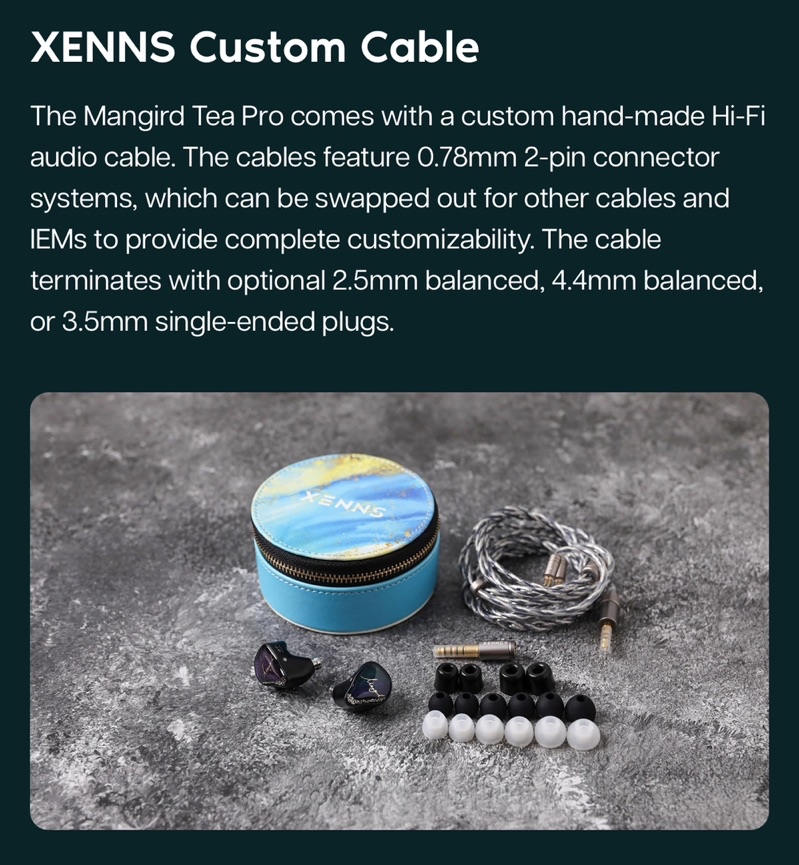 XENNS Mangird Tea PRO Precision Tuning 2DD+6BA Hybrid IEM - Local ...