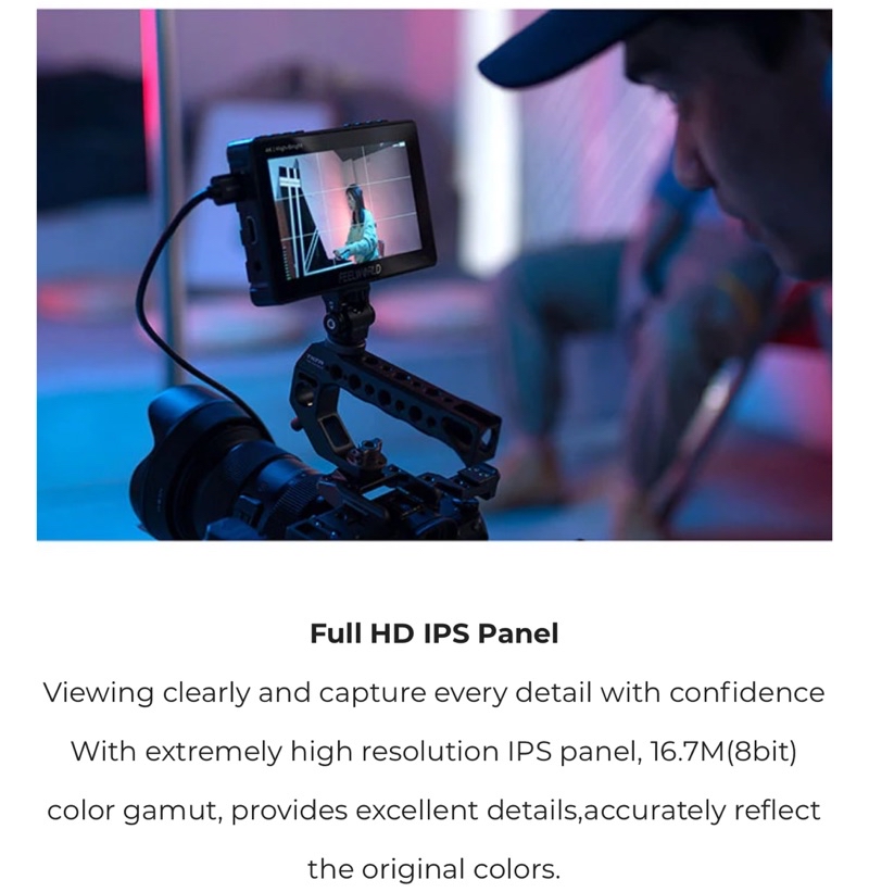 Point And Shoot Digital Camera Feelworld F5 Prox 1600nit FEELWORLD