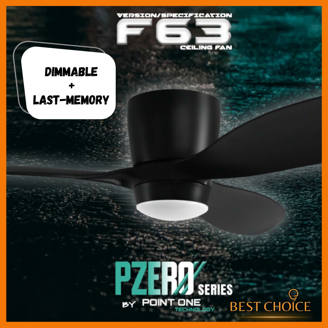 [CDC SG60] Point One PZero F63 Smart Hugger Ceiling Fan 42/52in Option ...