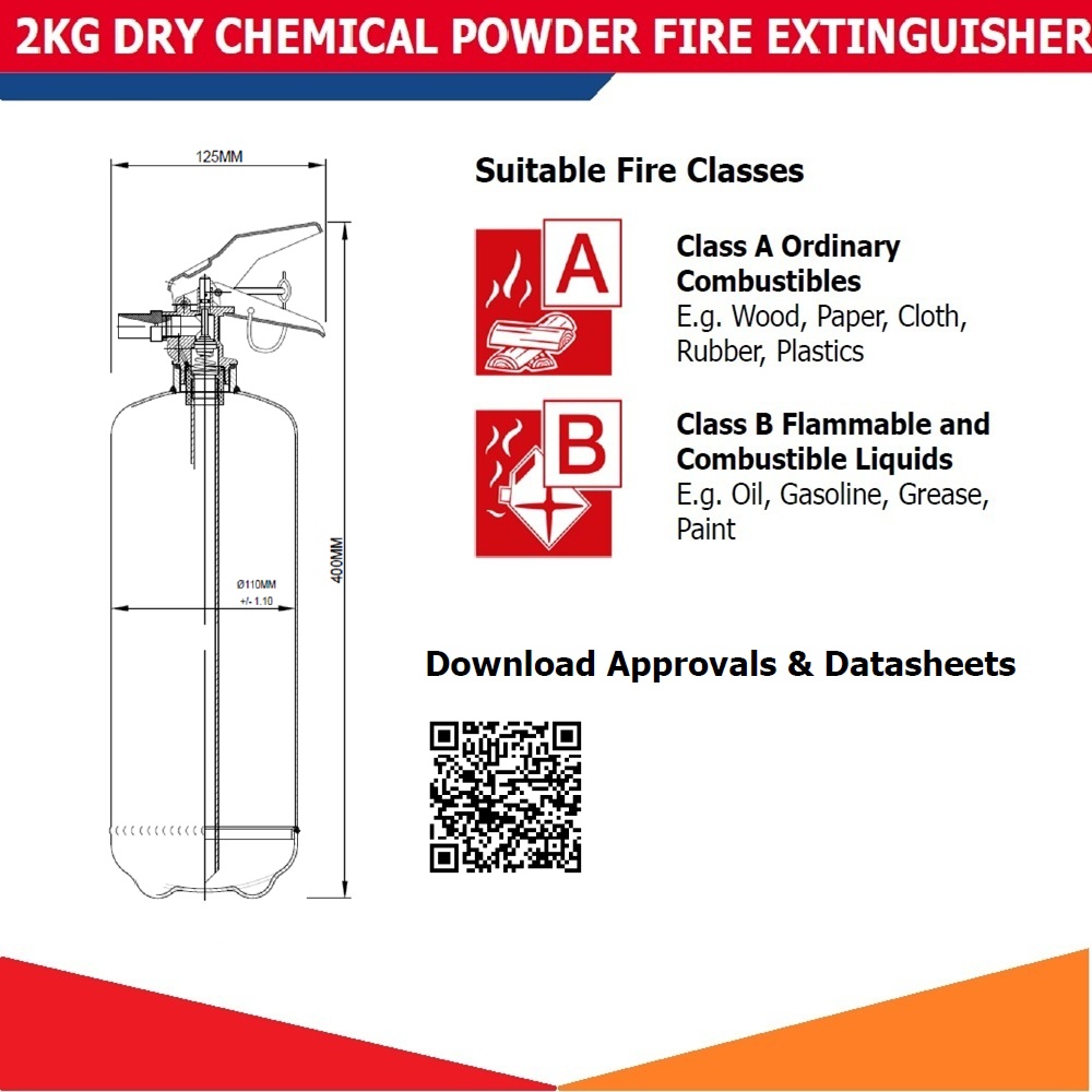 SCDF/PSB 1KG/2KG/3KG/4KG/6KG/9KG ABC Dry powder Fire Extinguisher with🔥 ...