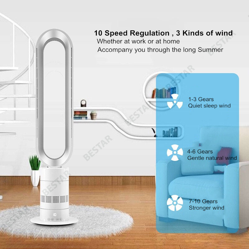BESTAR Leafless Tower Fan ION PUREAIR FS10/FS6/FS4/ Standing Fan ...