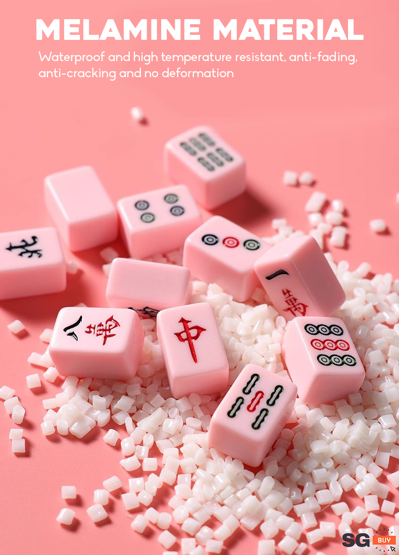 麻将 Travel Size Mini Mahjong Set Mahjong Tiles Mahjong Cards Alternative ...