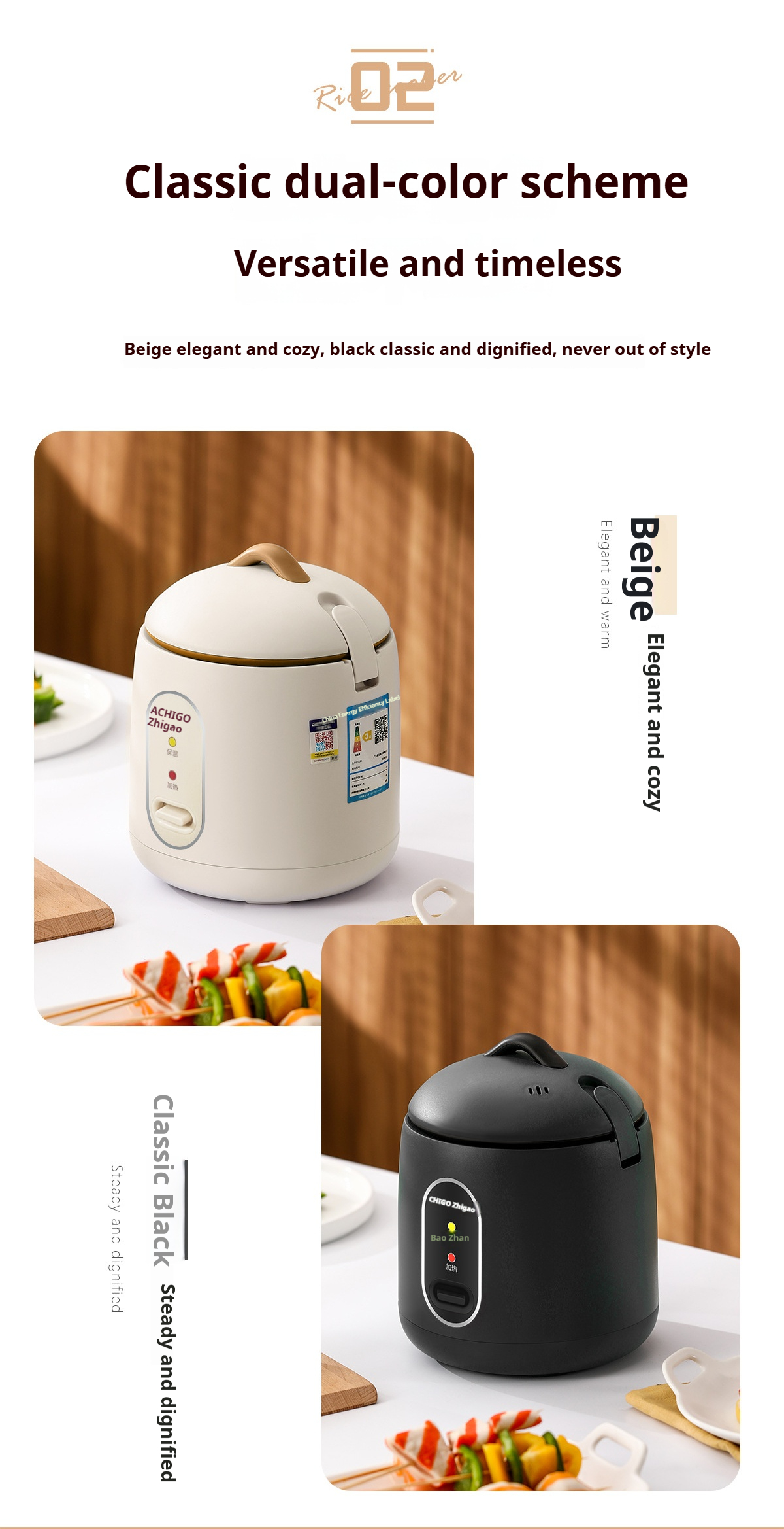 【Sg In Stock】Mini Rice Cooker Non Stick With Steamer Multi Cook One ...