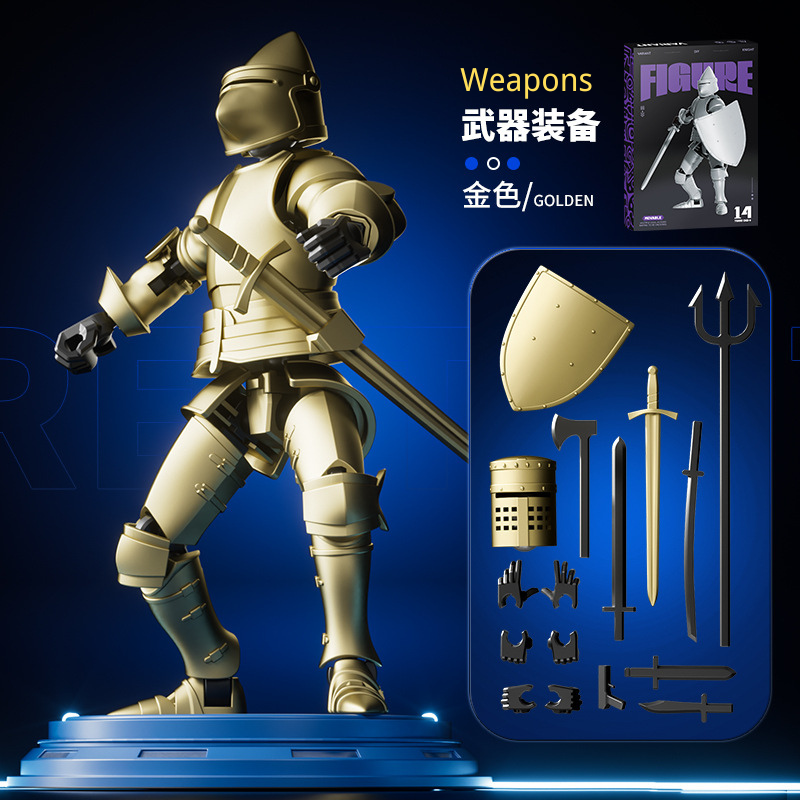 SG Dummy 13 Lucky 13 Action Figure Magnetic Multi-Jointed 3D