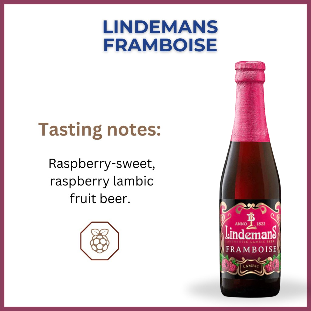 Lindemans Raspberry Lambic Beer 250 ML – 3/6/12 Bottles | Belgian ...