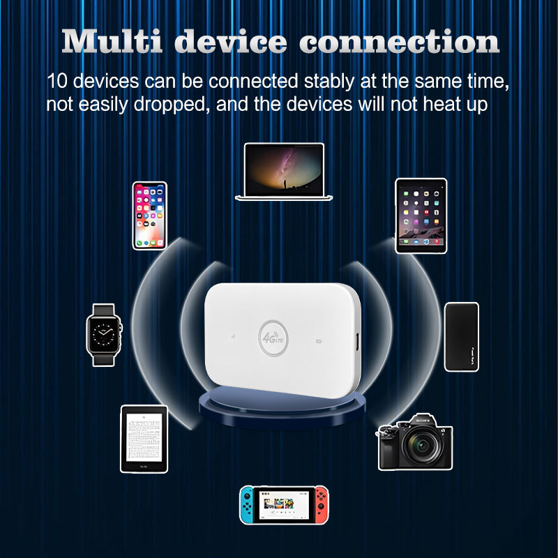 SG丨4G Portable WiFi Router Car Router Sim Card LTE Mobile WIFI Wireless ...