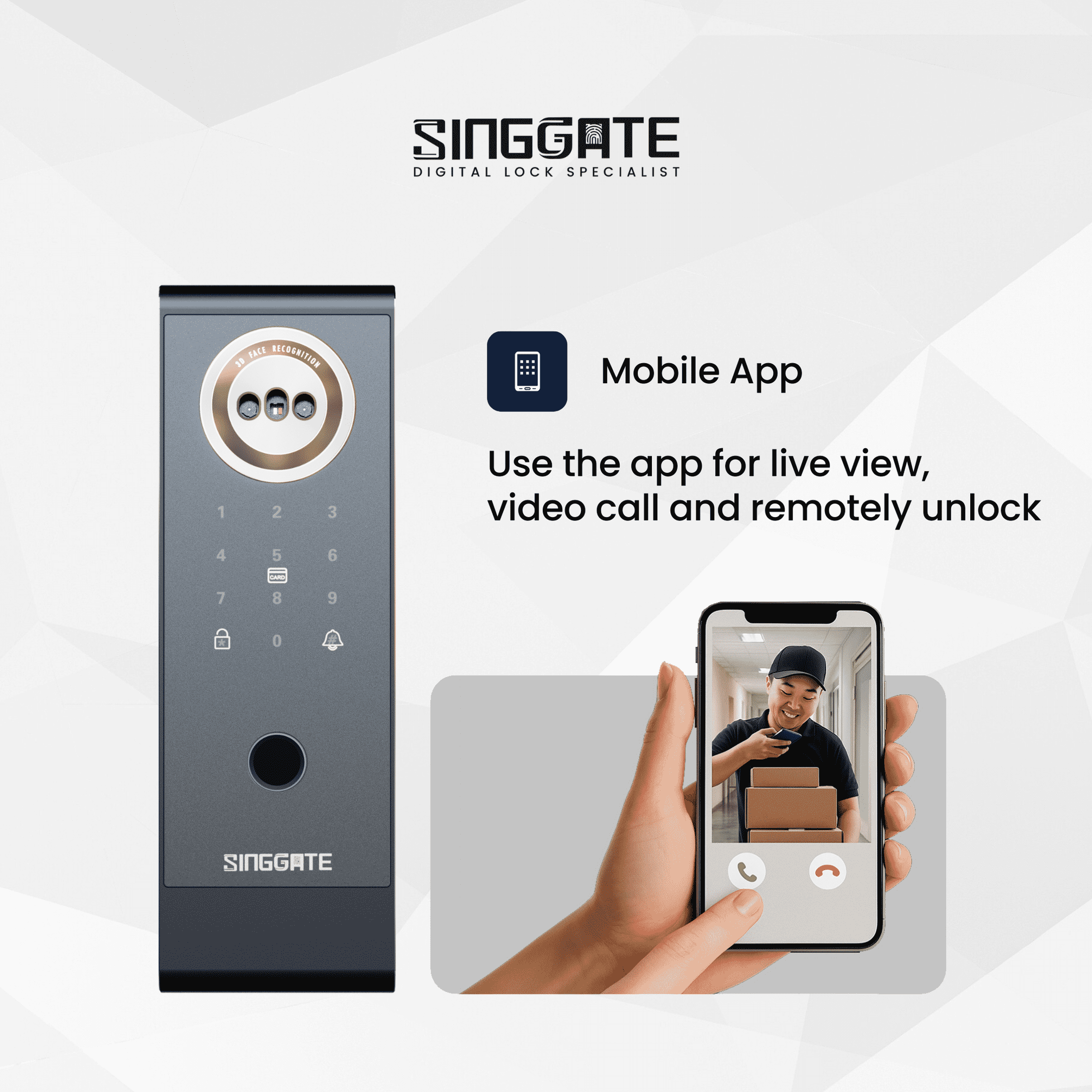 【SG60 Edition】FREE Installation | Singgate【RM60】Metal Gate Digital Rim ...