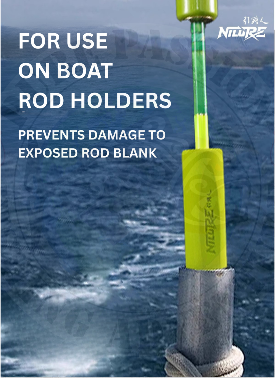Fishing Rod Protector Split Grip Safety EVA Rod Holder Rod Blank Cover ...