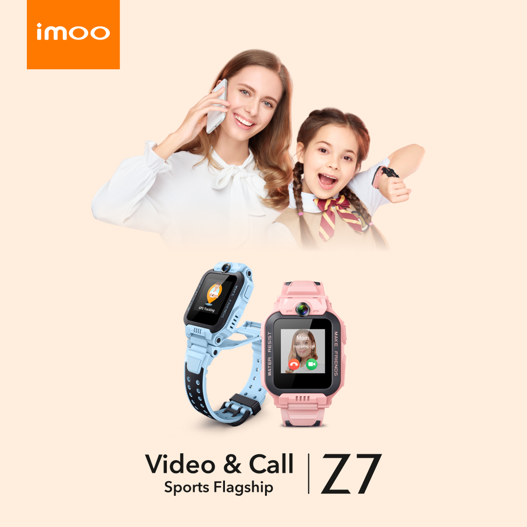 Flash sale】imoo GPS-tracking Waterproof Smart Watch Z7 touch