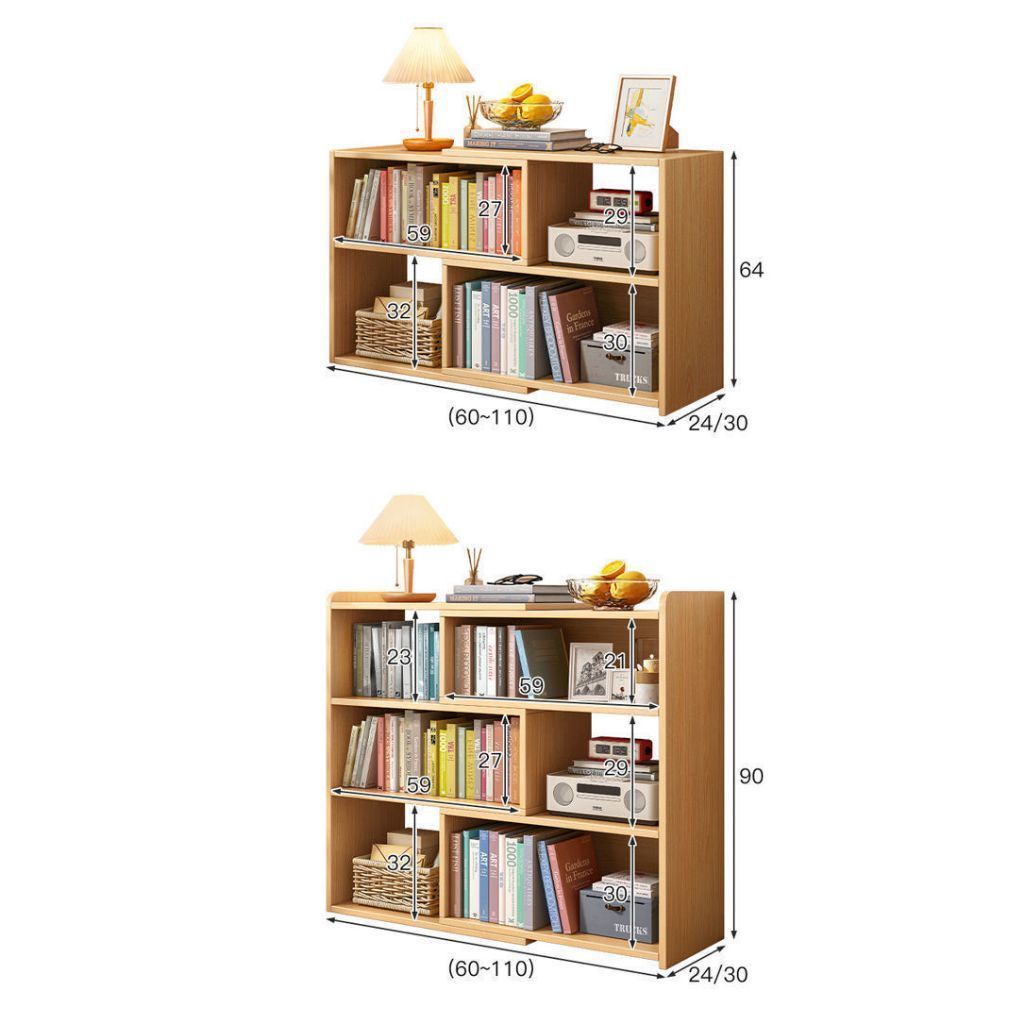Expandable Desktop Storage Rack Simple Bookshelf Small Cabinet Table ...