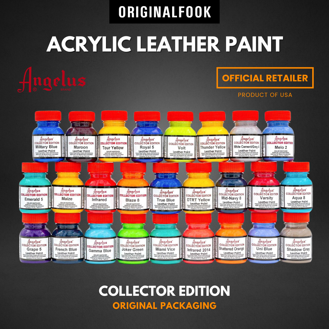 27 Colors Angelus Acrylic Leather Paint Collector Edition