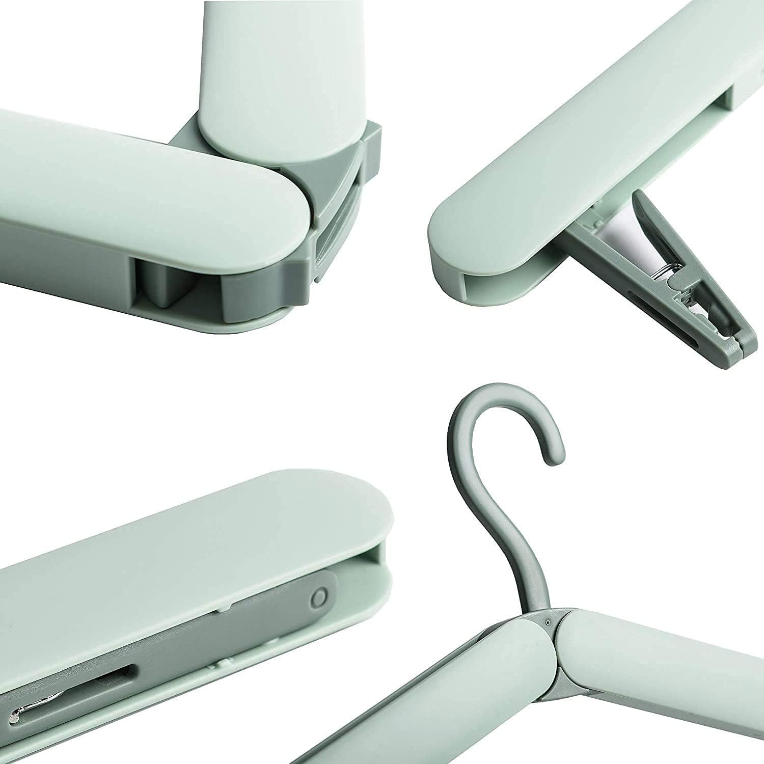 SG STOCK Foldable Travel Hanger Multifunction Clothes Clips Portable ...