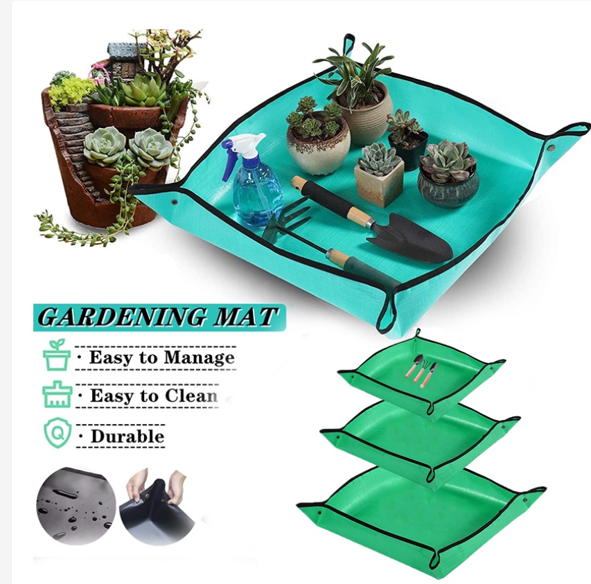 【SG STOCK】Gardening mat soil replacement mat Waterproof Plant Repotting ...