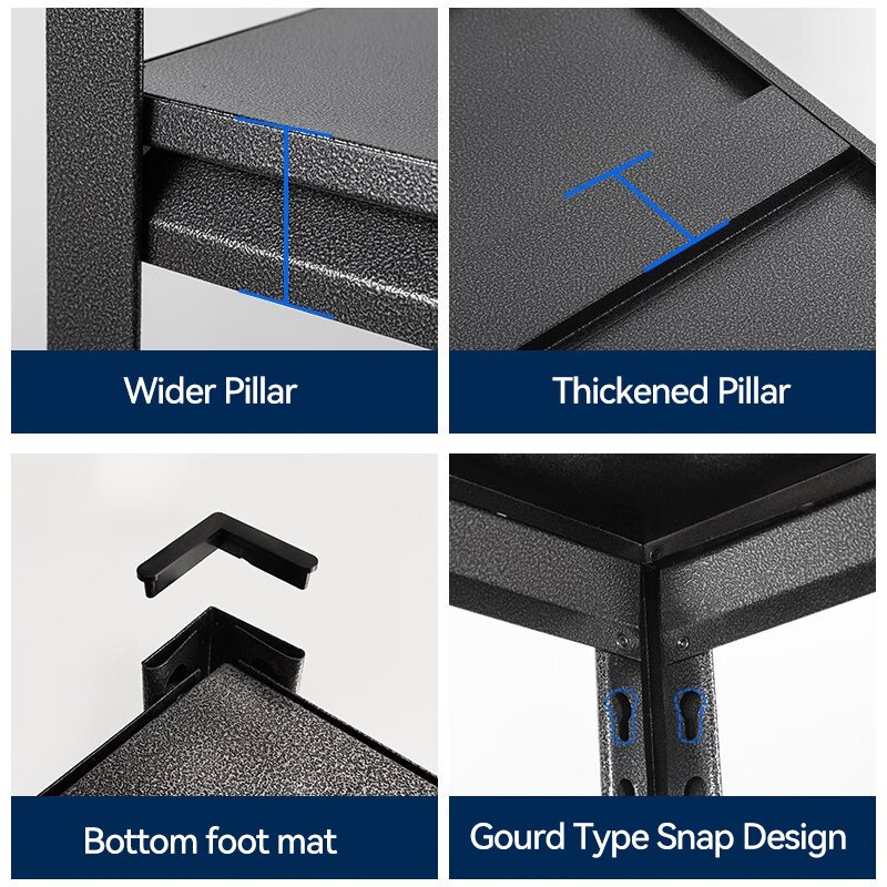 Heavy Duty Metal Rack Storage Shelf Organiser Warehouse Adjustable Rack