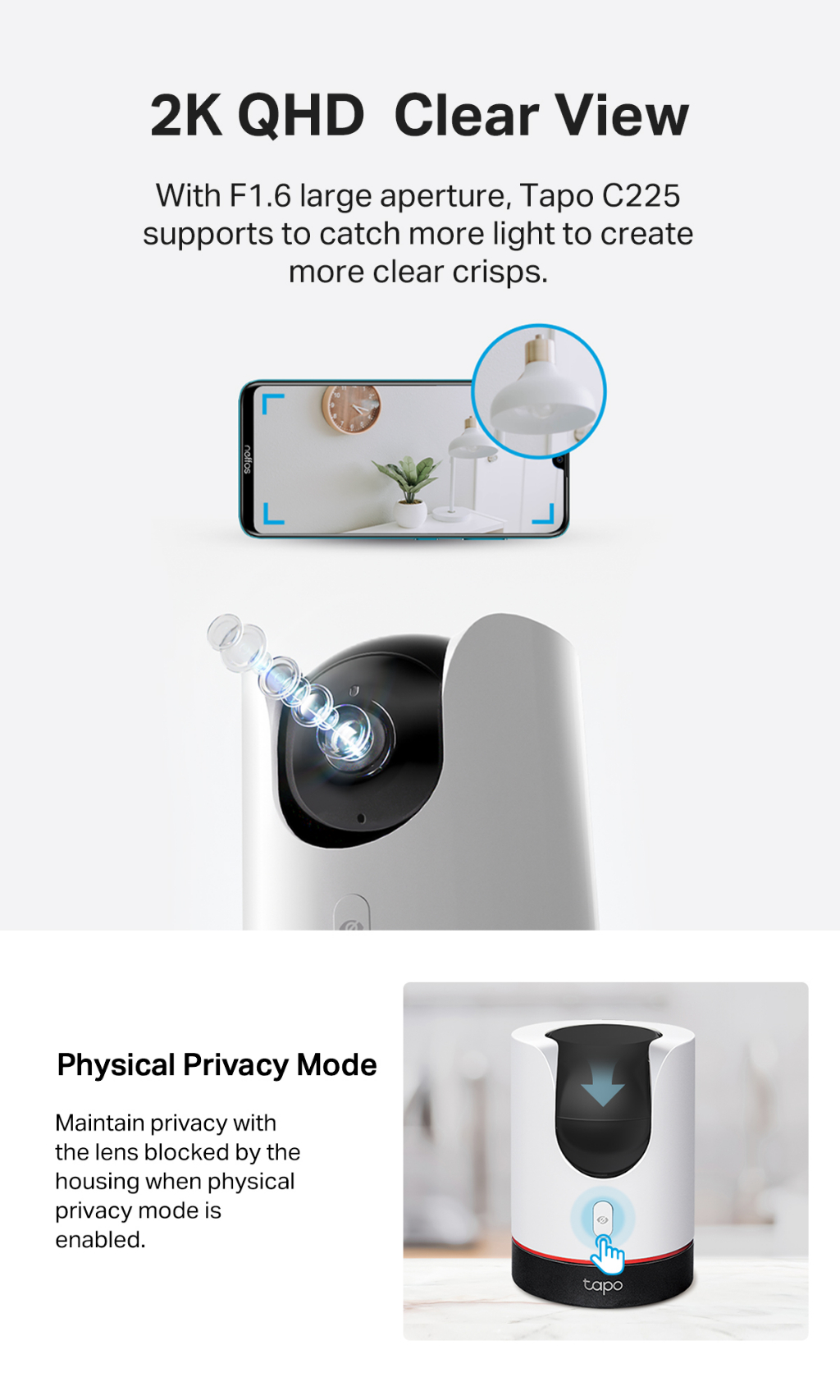 TP-Link Security AI CCTV Tapo C225 With Smart Detection & Two-Way Audio ...