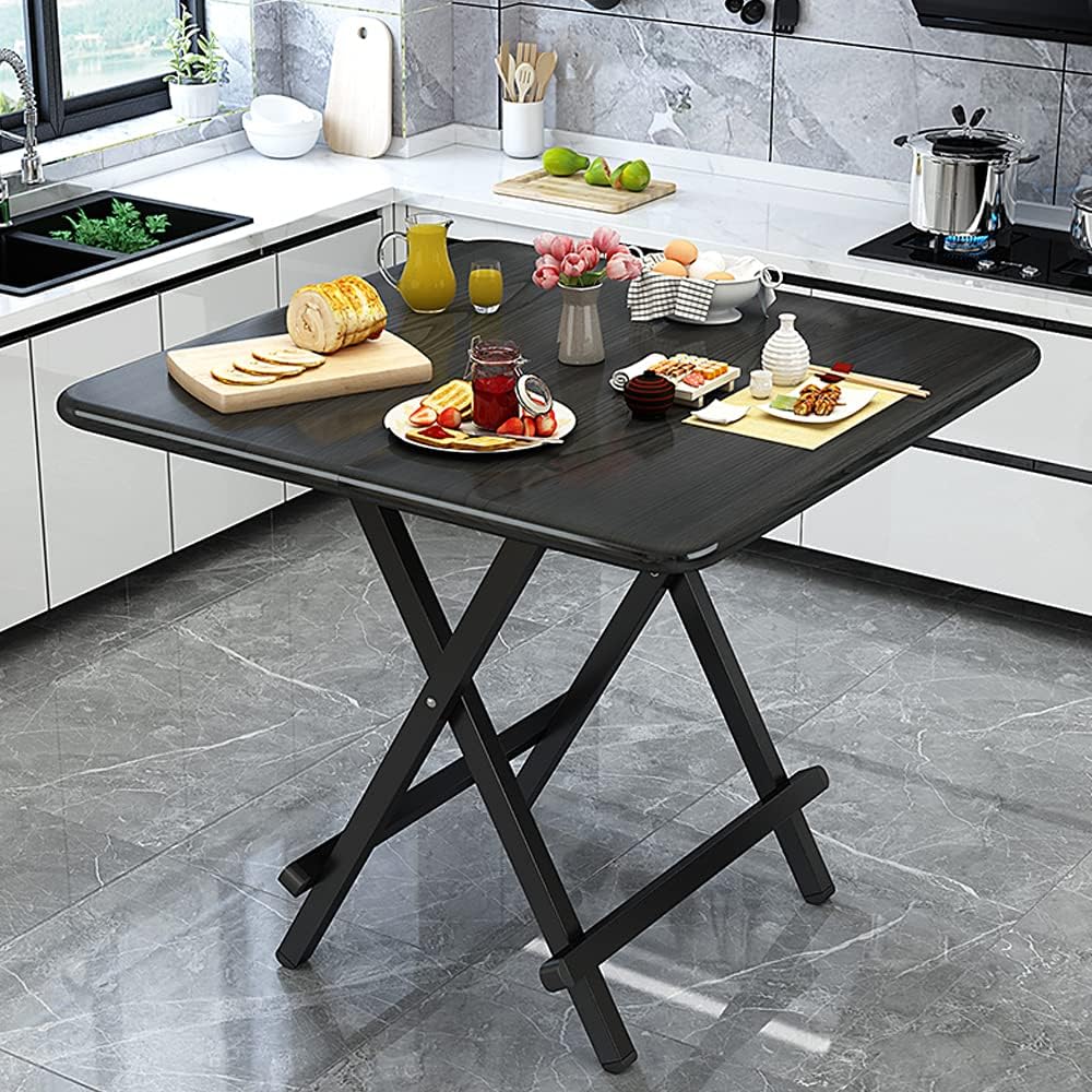 PORTABLE FOLDABLE DINING TABLE KITCHEN TABLE SPACE SAVING SIDE TABLE ...