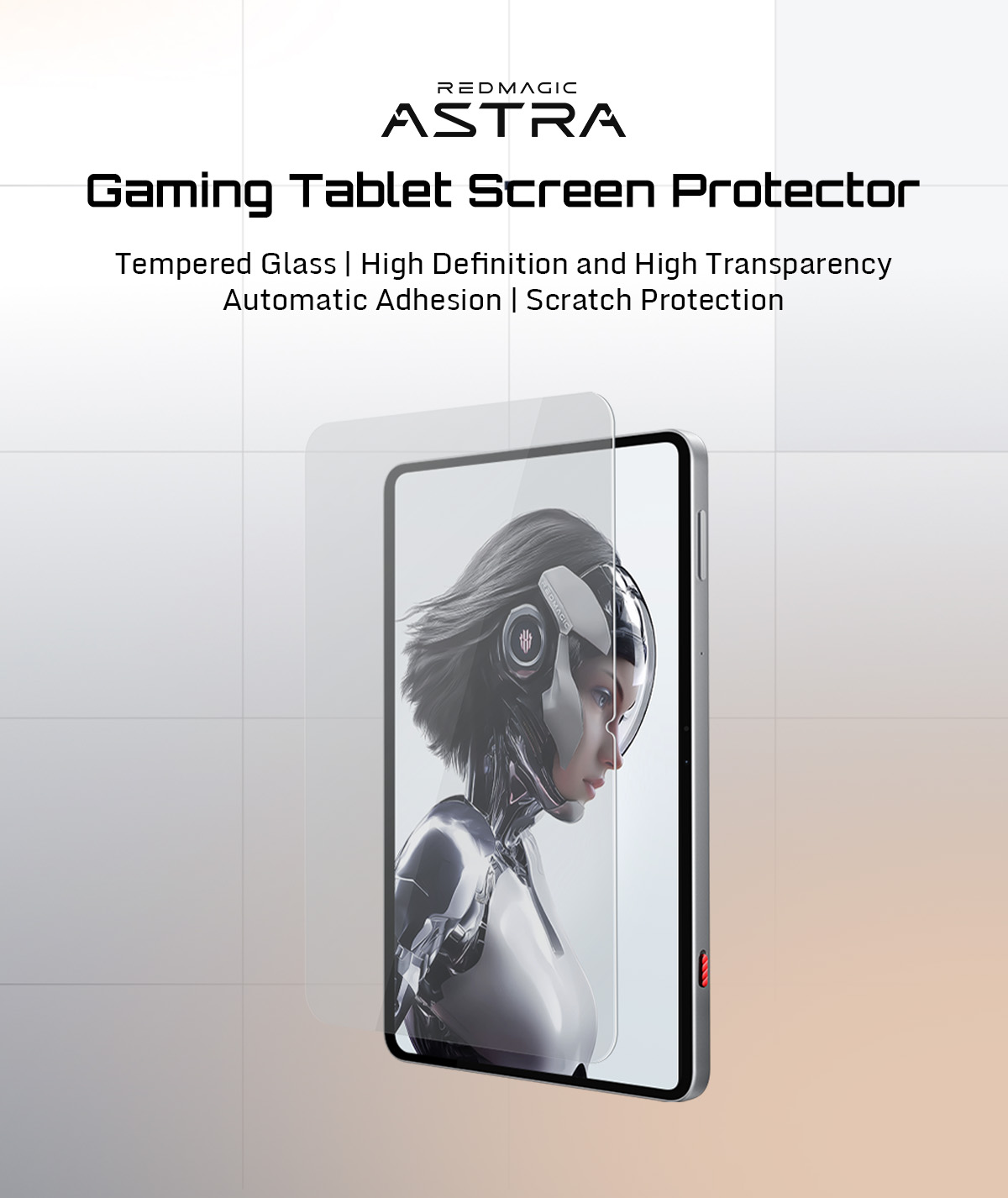 REDMAGIC Astra Gaming Tablet Screen Protector | Automatic Adhesion ...