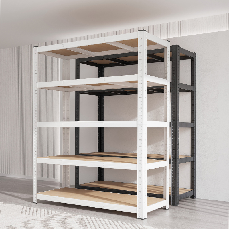 SNBAdjustable Rack Boltless Rack 3/4/5 Layer Metal Storage Shelf ...