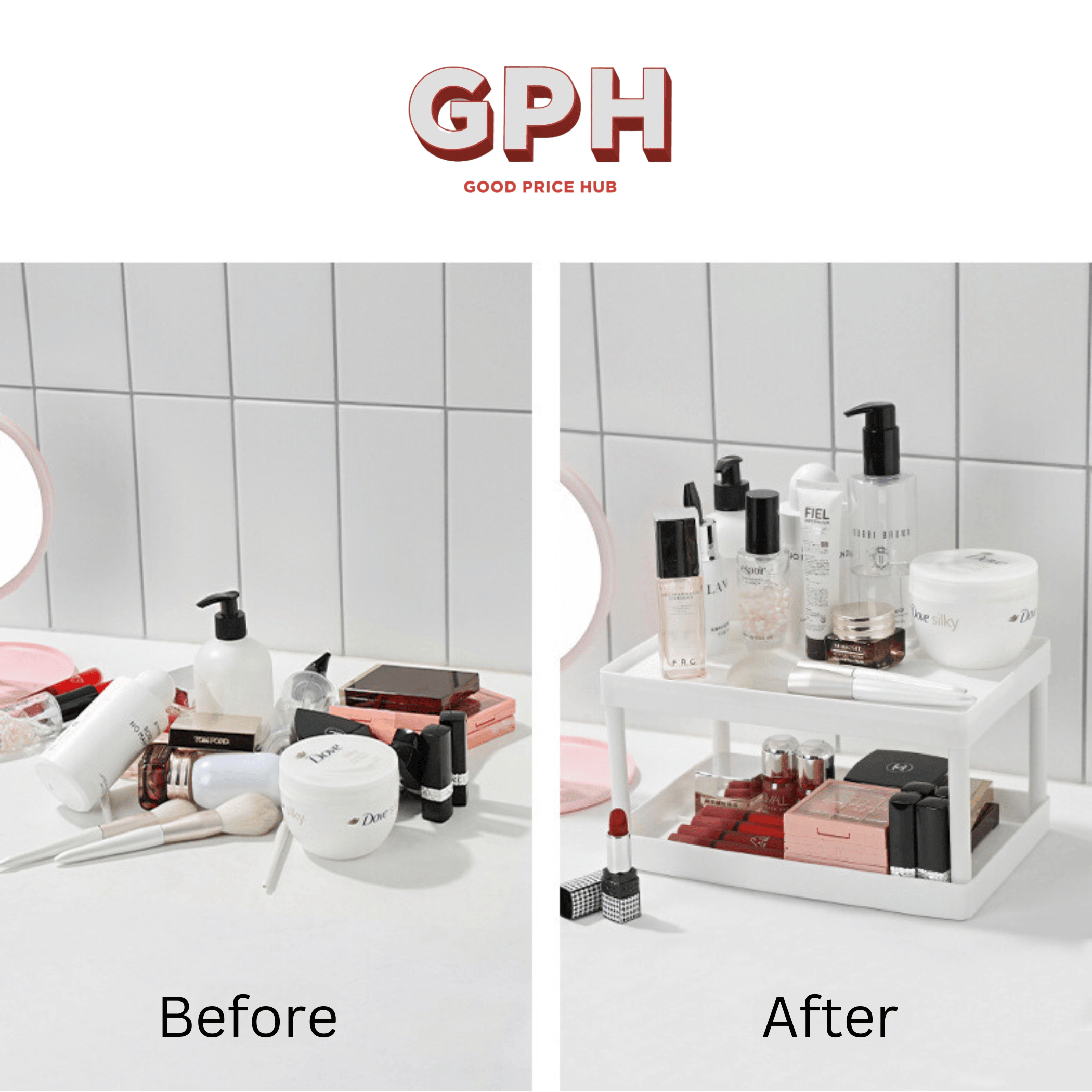 Multi-Purpose Desktop Organizer / Table Rack Shelf | Shopee Singapore