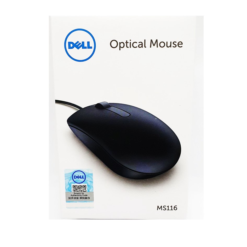 Dell MS116 USB Optical Mouse / MS116-BK | Shopee Singapore