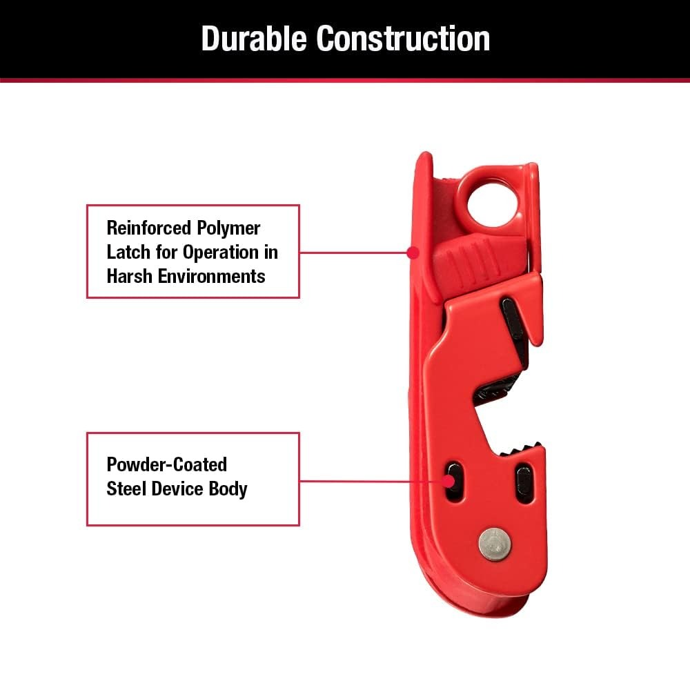 Master Lock 493B Grip Tight Circuit Breaker Lockout Device Red LOTO ...