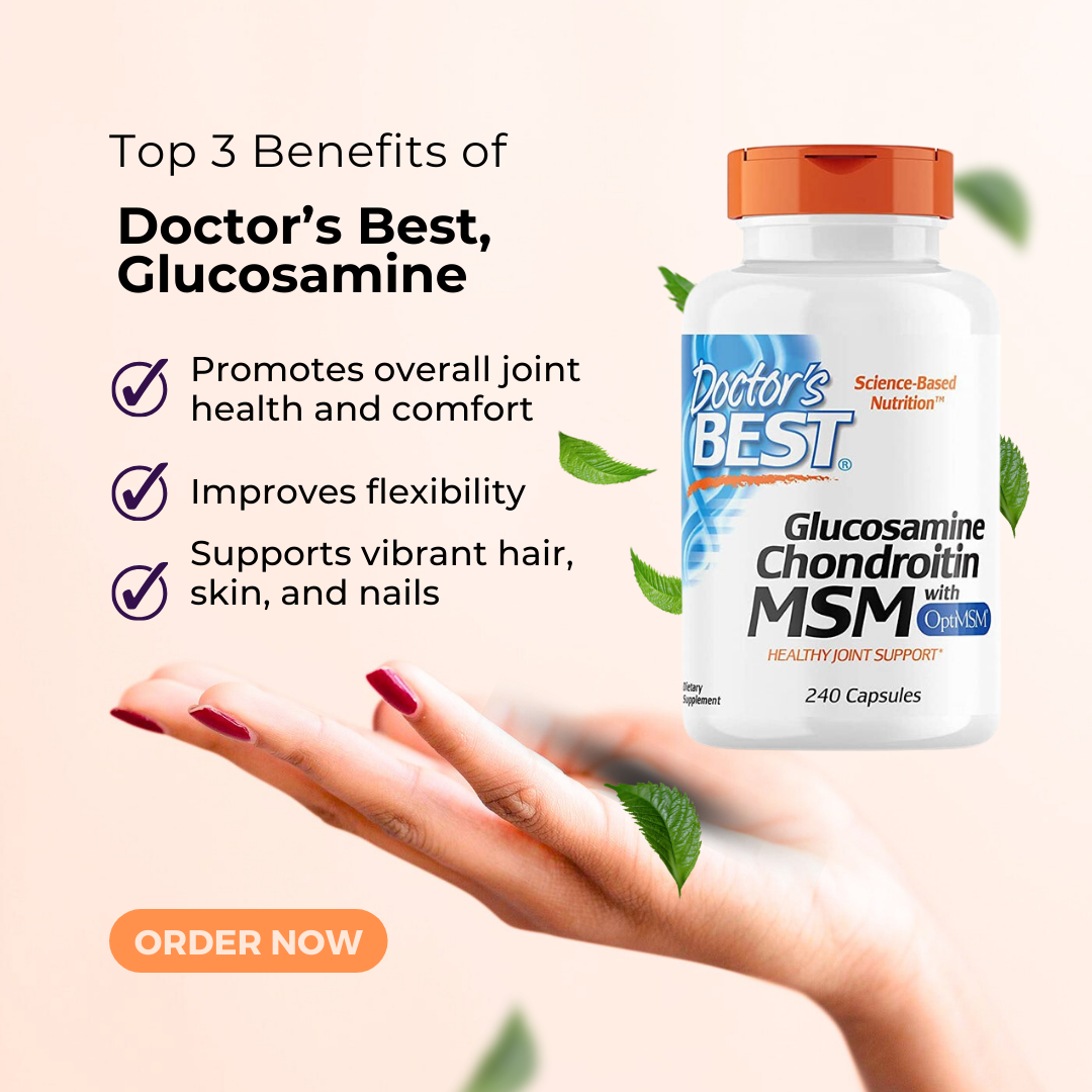 Doctor's Best, Glucosamine Chondroitin MSM with OptiMSM to improve join ...