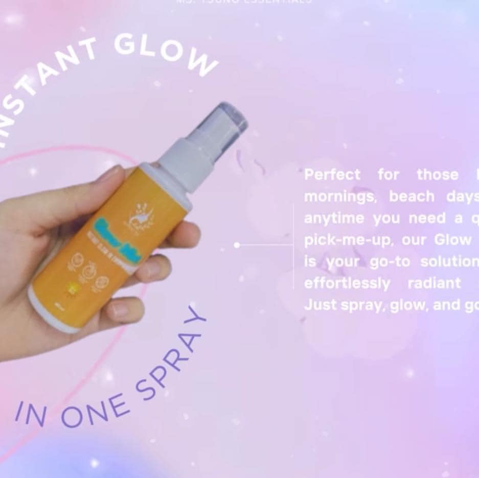 日焼け止め Ms tsung glow mist Ms. Tsung Essentials - GLOW MIST SPF 50 - 60 ml – My Care Kits