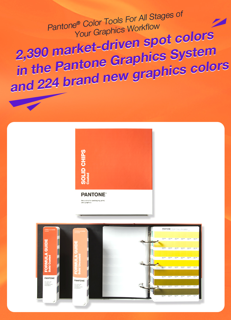 [Pantone Official] Solid Color Set - Formula Guide & Solid Chips ...
