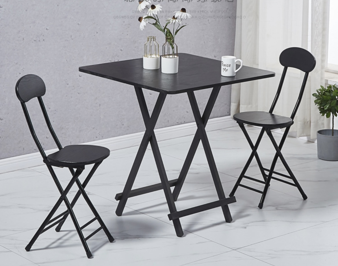 PORTABLE FOLDABLE DINING TABLE KITCHEN TABLE SPACE SAVING SIDE TABLE ...