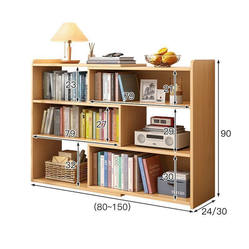 Expandable Desktop Storage Rack Simple Bookshelf Small Cabinet Table ...