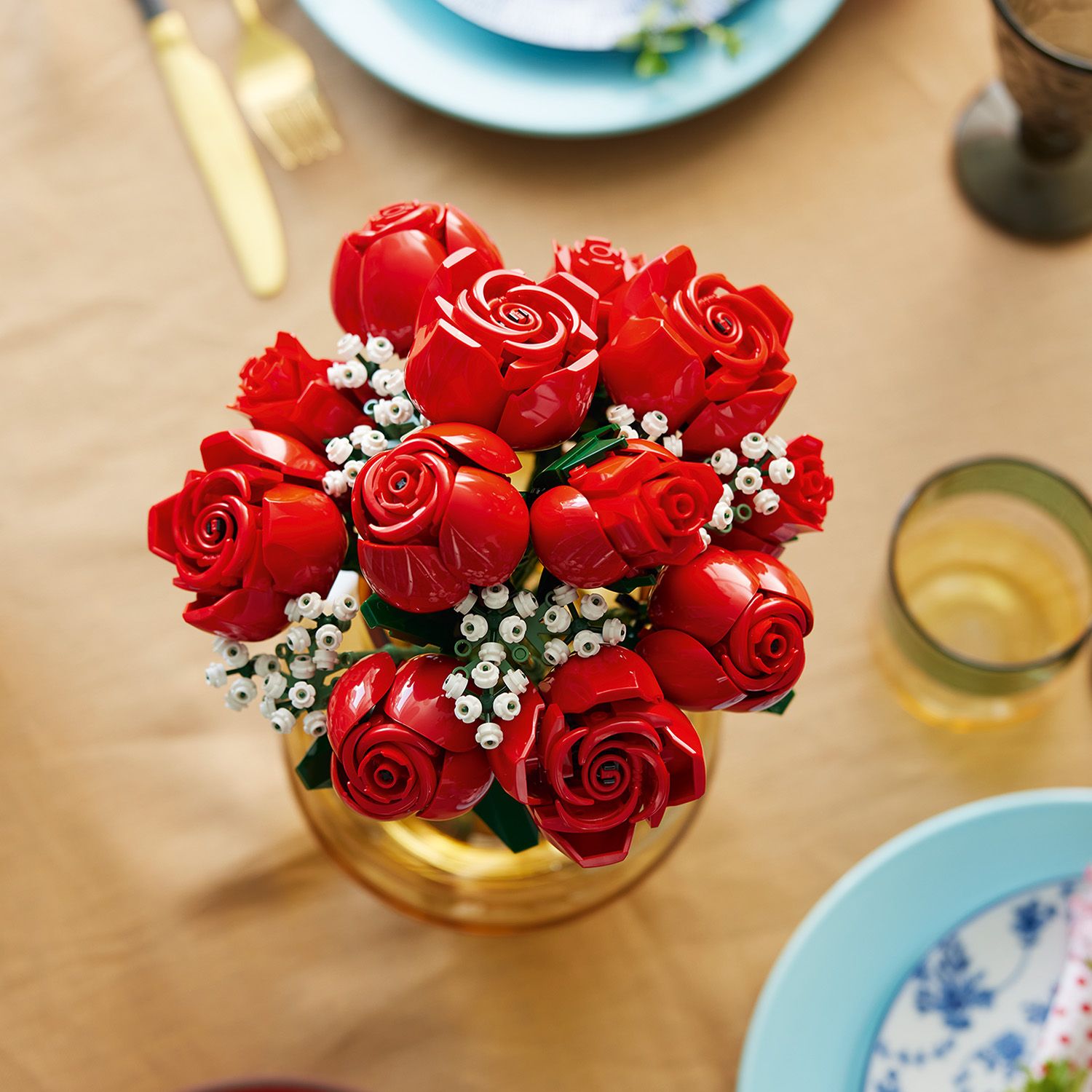 LEGO Botanicals 10328 Bouquet of Roses Building Set (822 Pieces ...