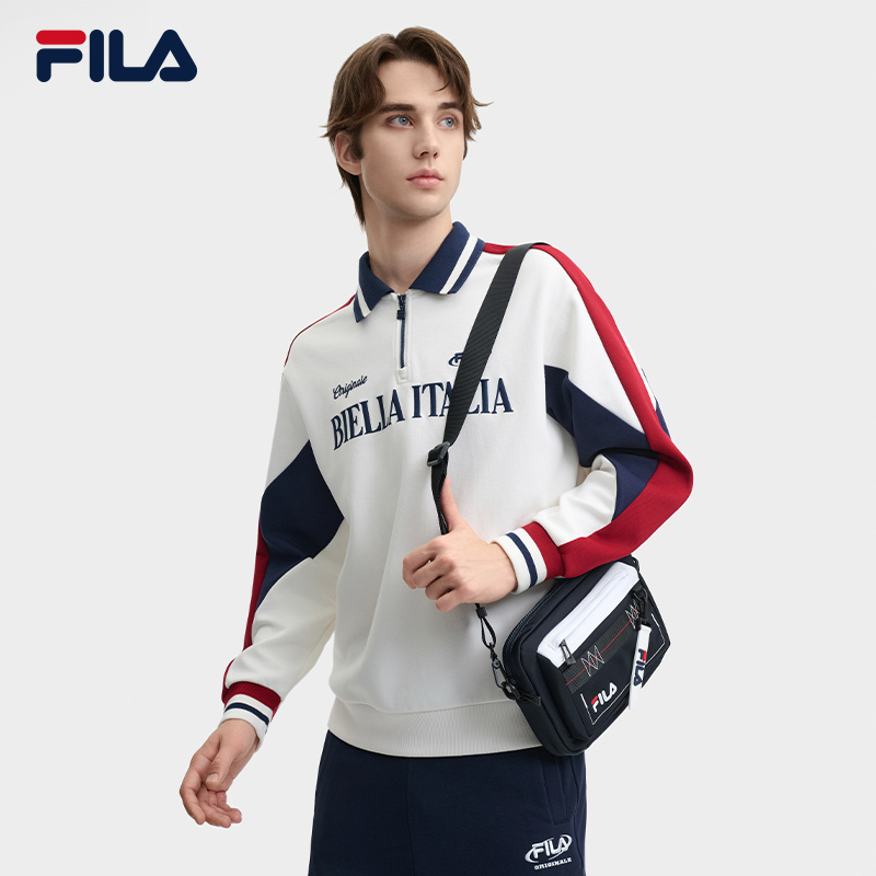 FILA CORE LIFESTYLE Men Crossbody Bag Navy Shopee Singapore