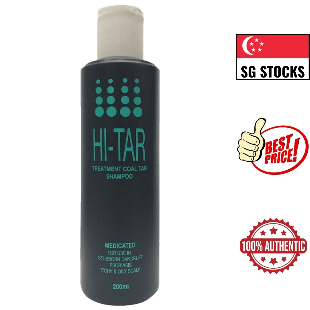 Coal Tar 25% Shampoo 200ml Hi-Tar | Relieve Dandruff, Psoriasis & Itchy ...