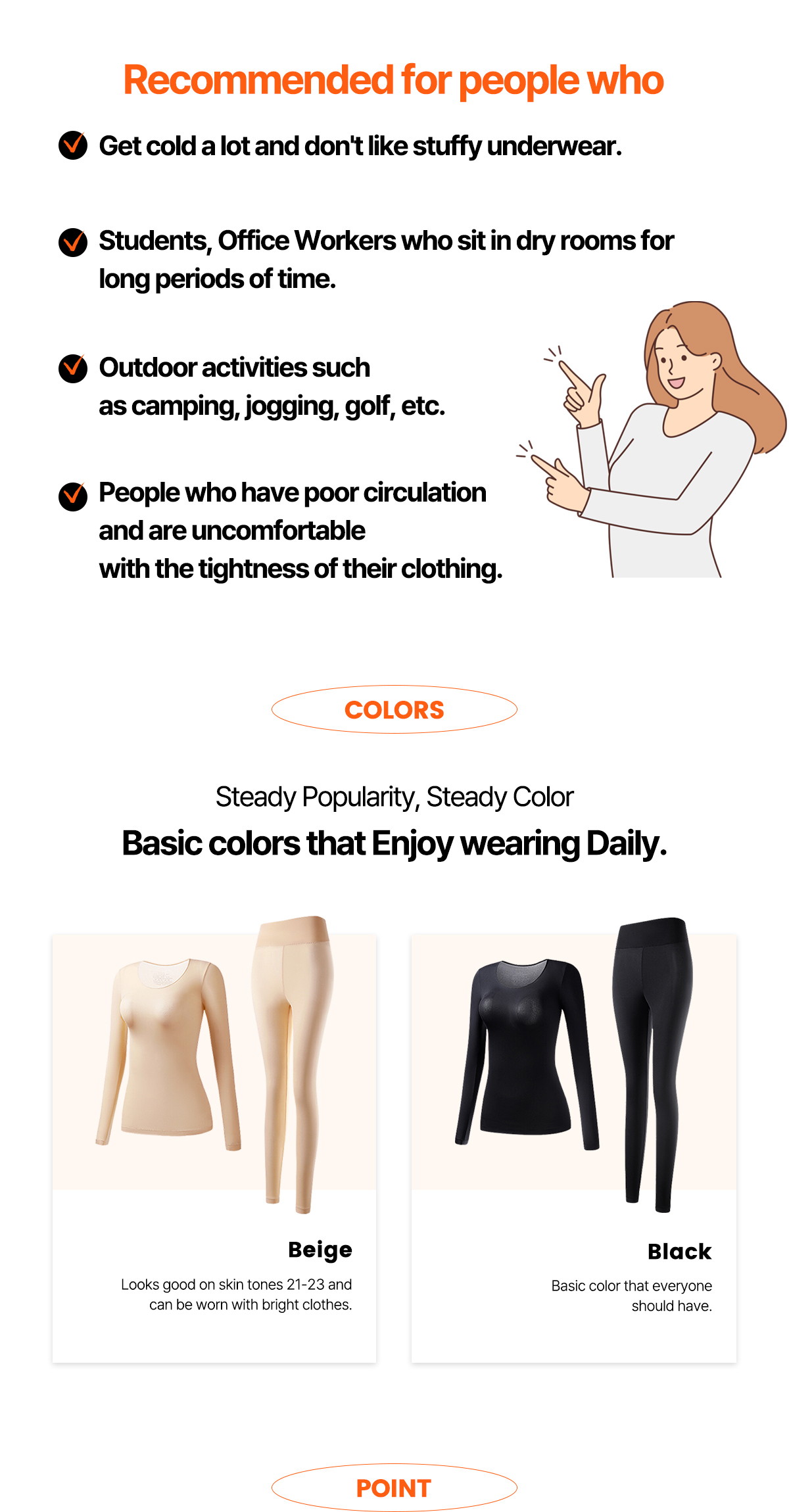 [LMM] Premium Innerwear Women Slim Long Johns Winter Thermal Set Warm